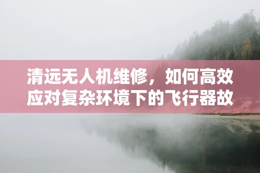 清远无人机维修，如何高效应对复杂环境下的飞行器故障？