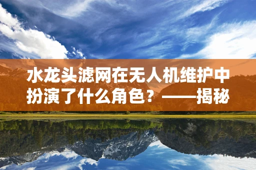 水龙头滤网在无人机维护中扮演了什么角色？——揭秘无人机维修的隐形守护者