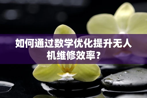 如何通过数学优化提升无人机维修效率？