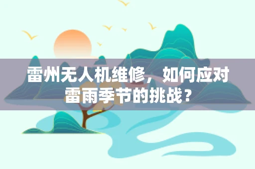 雷州无人机维修，如何应对雷雨季节的挑战？