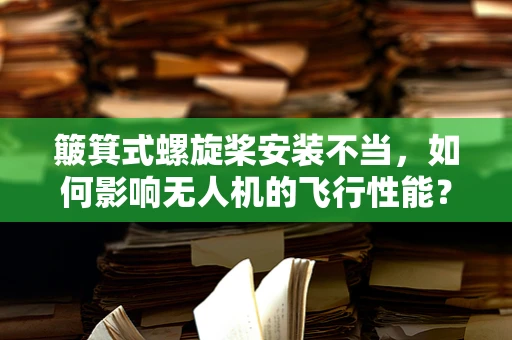 簸箕式螺旋桨安装不当，如何影响无人机的飞行性能？