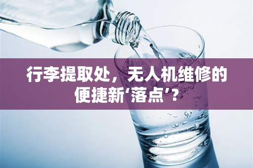 行李提取处，无人机维修的便捷新‘落点’？