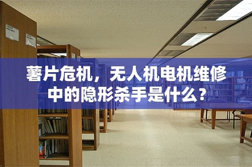 薯片危机，无人机电机维修中的隐形杀手是什么？