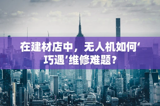 在建材店中，无人机如何‘巧遇’维修难题？