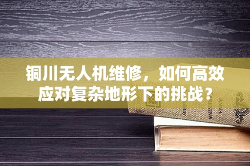 铜川无人机维修，如何高效应对复杂地形下的挑战？