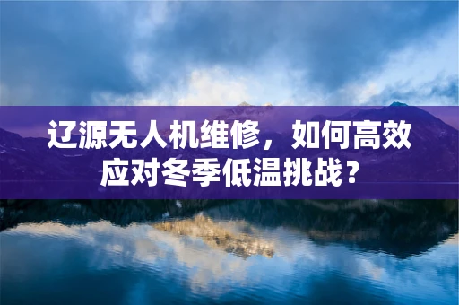 辽源无人机维修，如何高效应对冬季低温挑战？