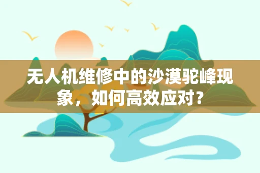 无人机维修中的沙漠驼峰现象，如何高效应对？