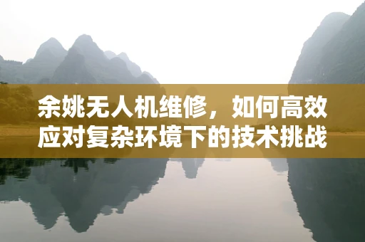 余姚无人机维修，如何高效应对复杂环境下的技术挑战？