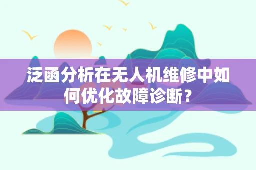 泛函分析在无人机维修中如何优化故障诊断？