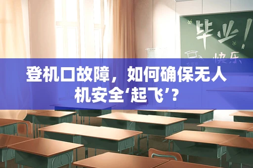 登机口故障，如何确保无人机安全‘起飞’？